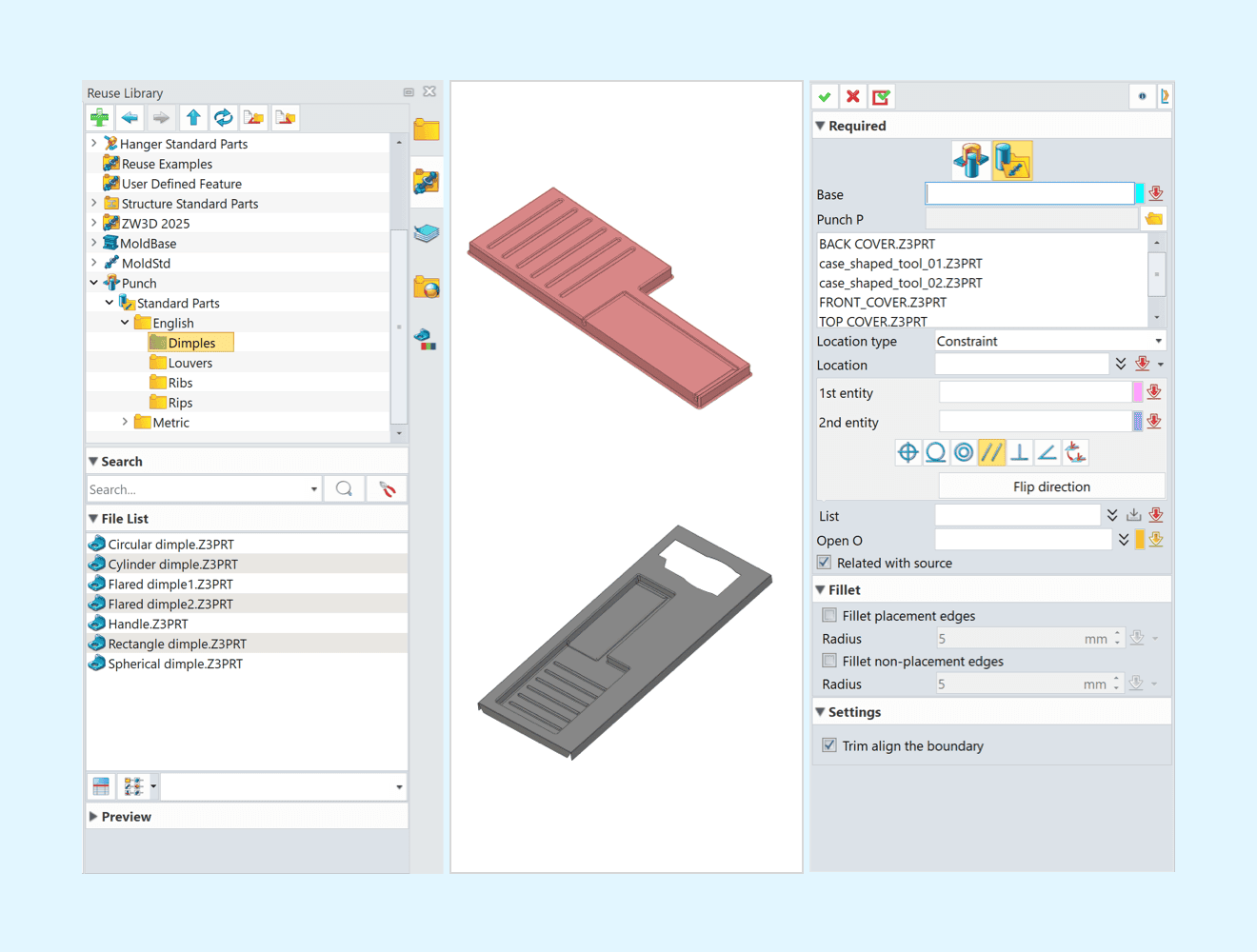 Creación de herramientas de conformado